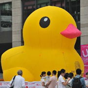 customized inflatable duck